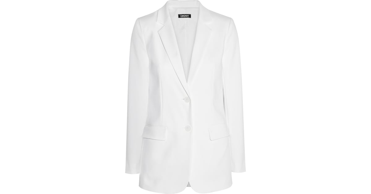 DKNY White Blazer | Courthouse Wedding Dresses | POPSUGAR Fashion Photo 3