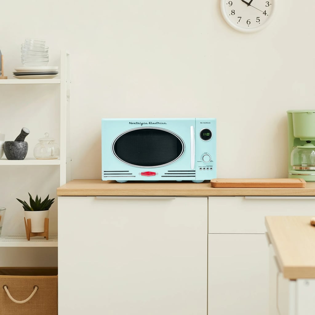 Nostalgia Retro 0.9 Cu. ft. 800-Watt Countertop Microwave