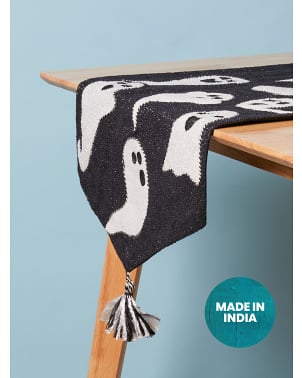 Christian LaCroix Embroidered Ghost Table Runner