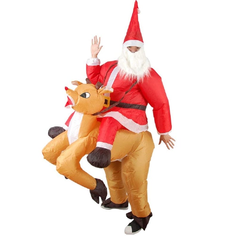Inflatable Elk Costume Christmas Santa Claus