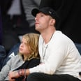 Chris Martin Gets in Some Quality Time With Son Moses Ahead of the Super Bowl