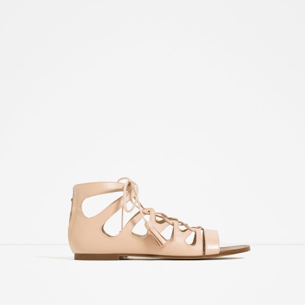 Flat Leather Roman Sandals ($26, originally $30)