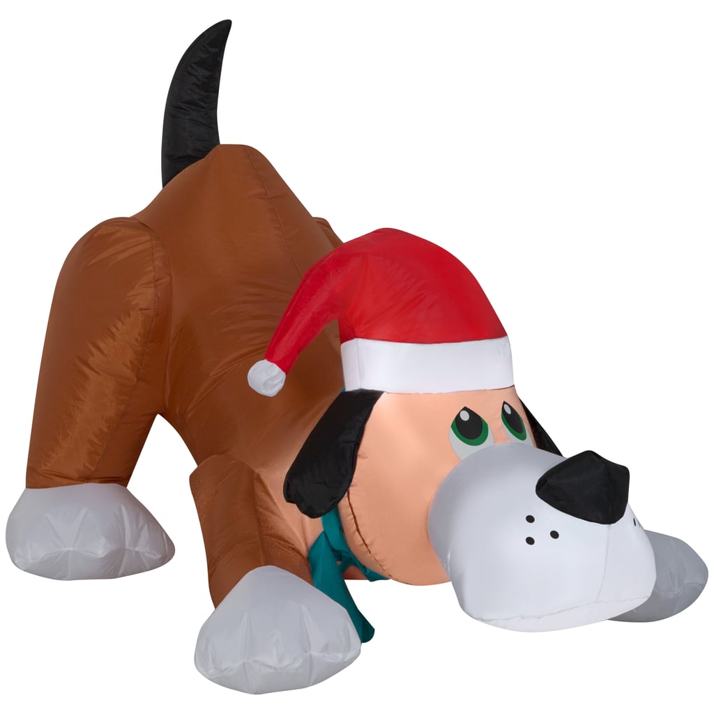 Christmas Airblown Santa Inflatable Puppy The Best Inflatable