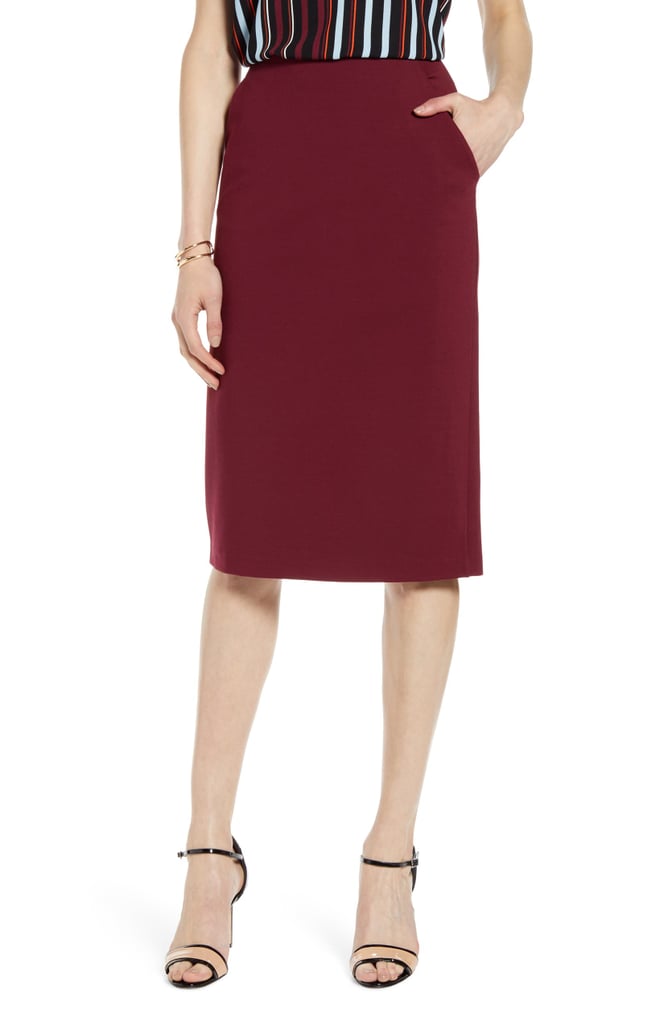 Halogen Knit Midi Skirt