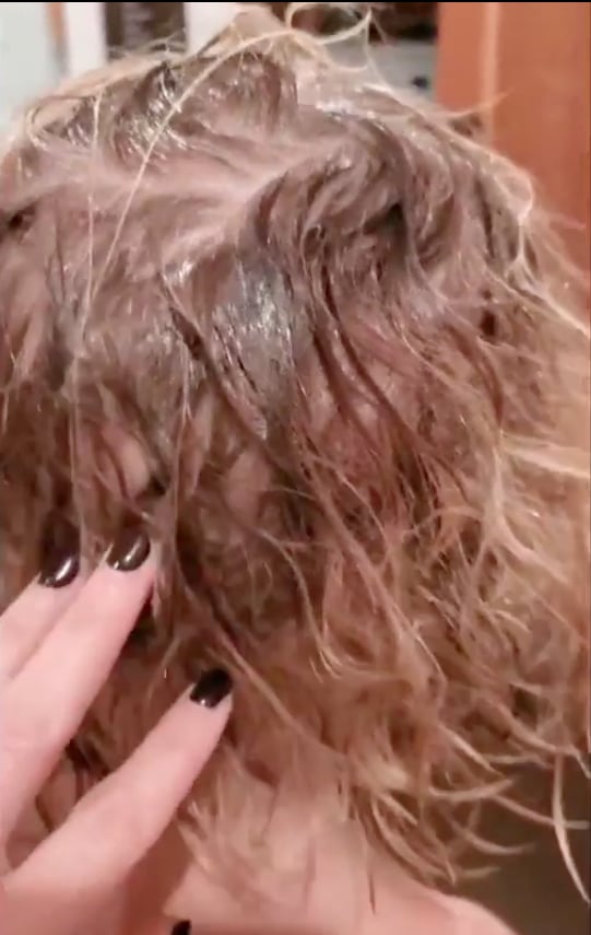 Kristen Bell's Daughter's Hair Covered in Vaseline