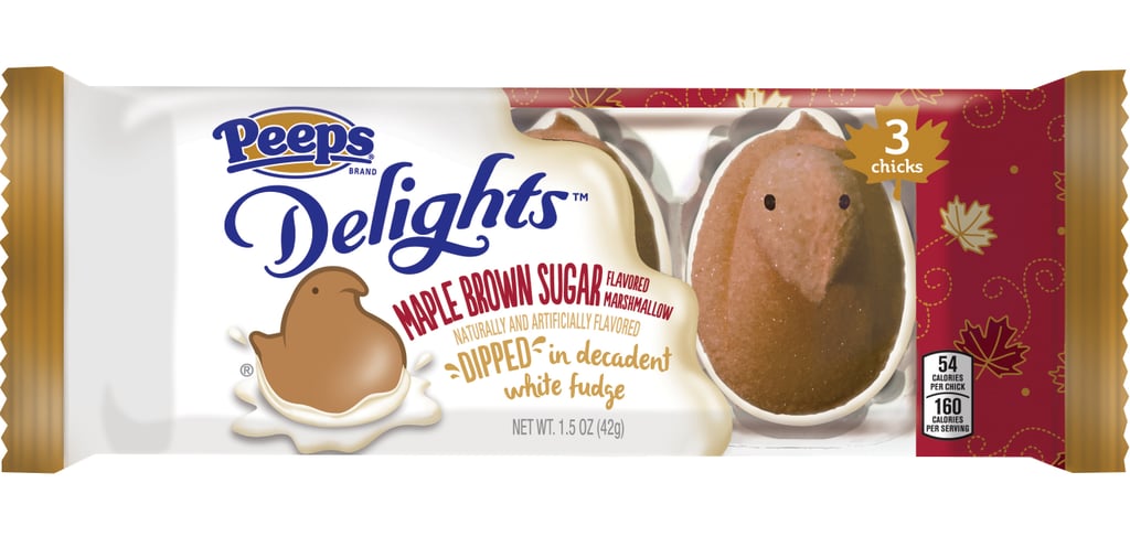 New: Peeps Delights Maple Brown Sugar Flavored Marshmallow Dipped in White Fudge ($2)