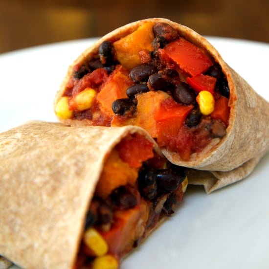 Vegan Sweet Potato and Black Bean Burrito