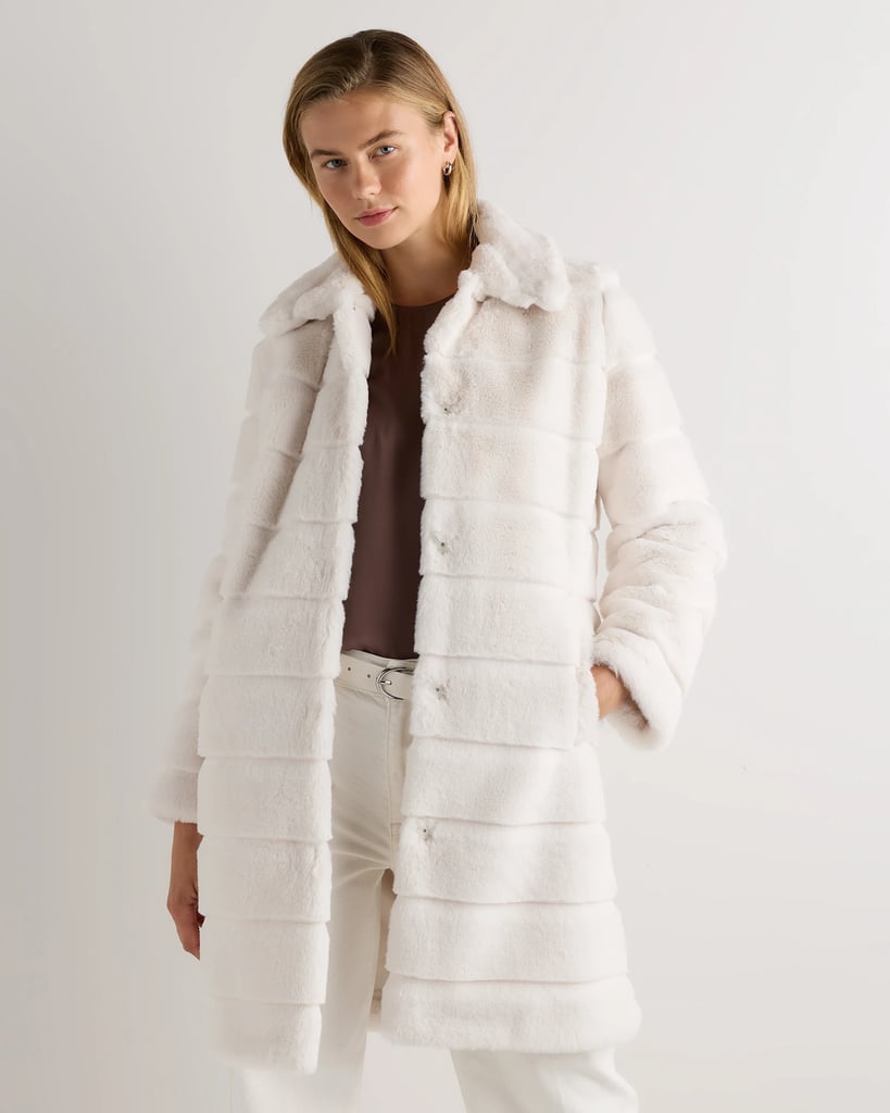 Quince Faux Fur Long Coat