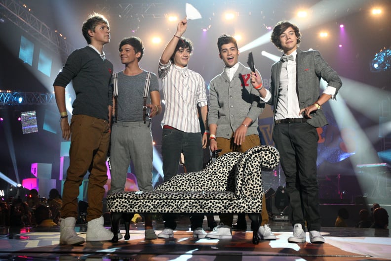 One Direction at the BBC Radio 1 Teen Awards in 2011