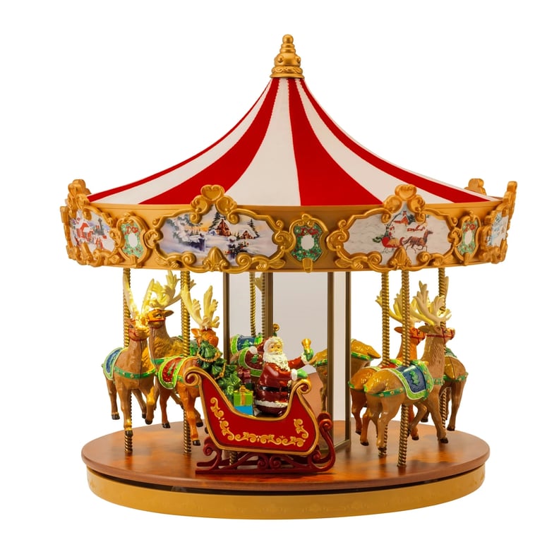 Mr. Christmas Very Merry Carousel Figurine
