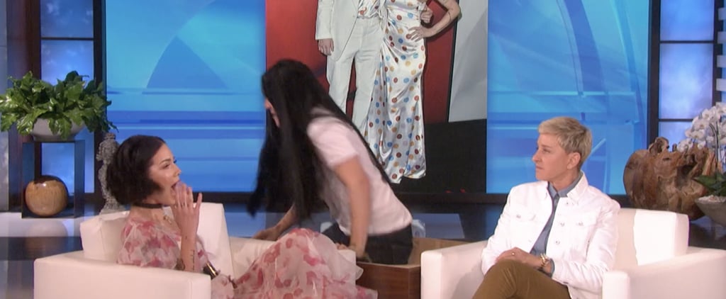 Halsey Getting Scared on The Ellen DeGeneres Show Video