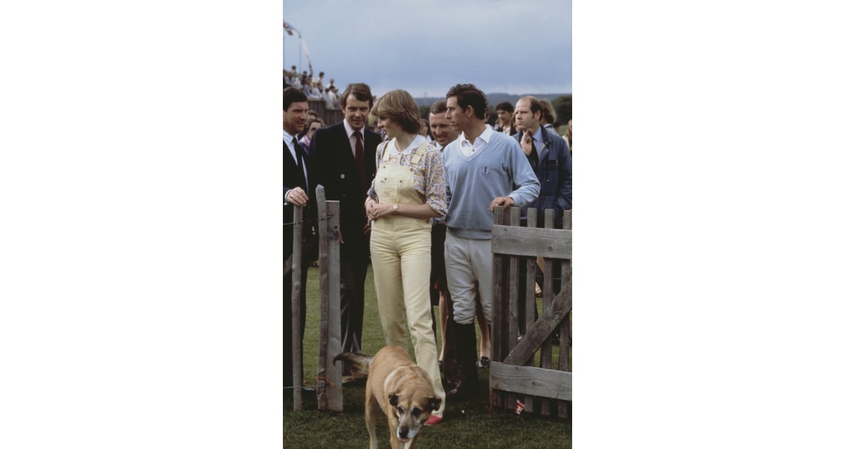 Princess Diana S Yellow Overalls Princess Diana S Outfits On The Crown Season 4 Pictures Popsugar Fashion Uk Photo 7