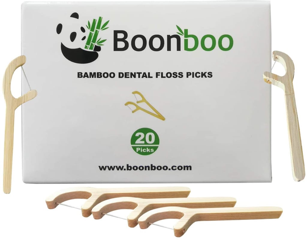 Bamboo Dental Floss Picks