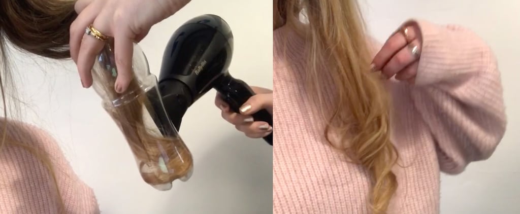 Water Bottle Hair Curling Hack