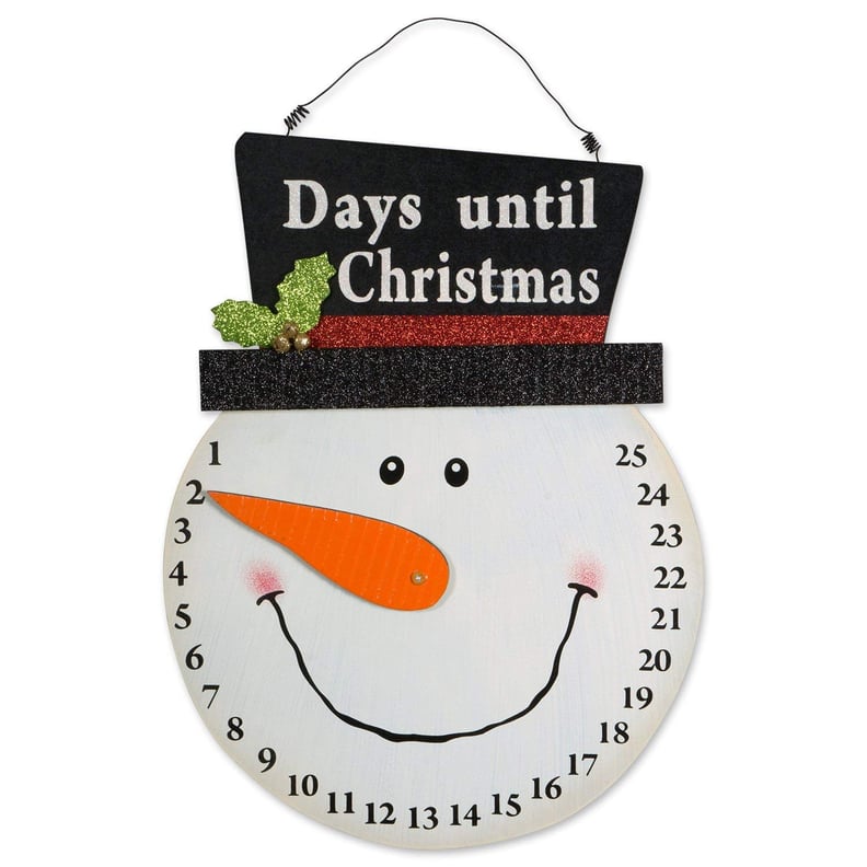 Hanging Snowman Advent Calendar