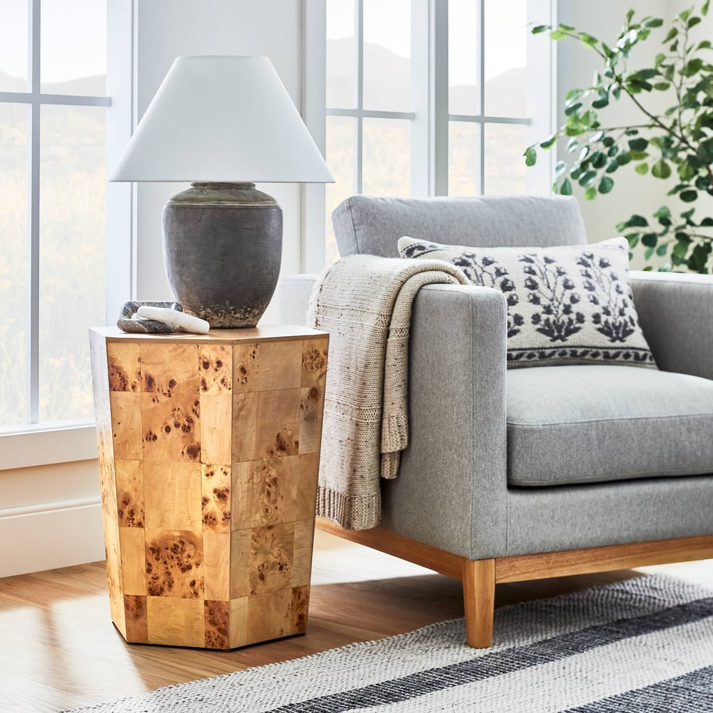 The Perfect End Table: Threshold Designed With Studio McGee Ogden Burled Wood Accent Table
