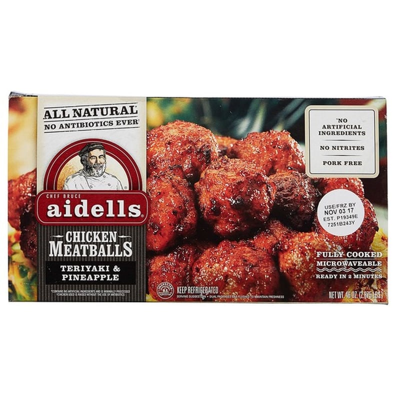 Aidells Teriyaki & Pineapple Chicken Meatballs ($17)