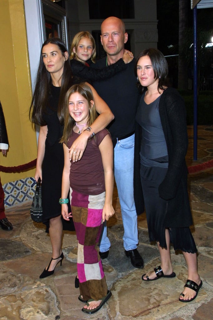 Demi Moore and Bruce Willis Family Pictures