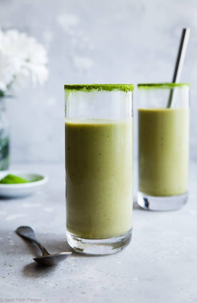 Vegan Banana Matcha Smoothie