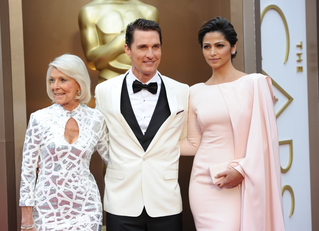 Matthew McConaughey had two beautiful ladies by his side when he took home the best actor Oscar: his wife, Camila Alves, and his mom, Mary.