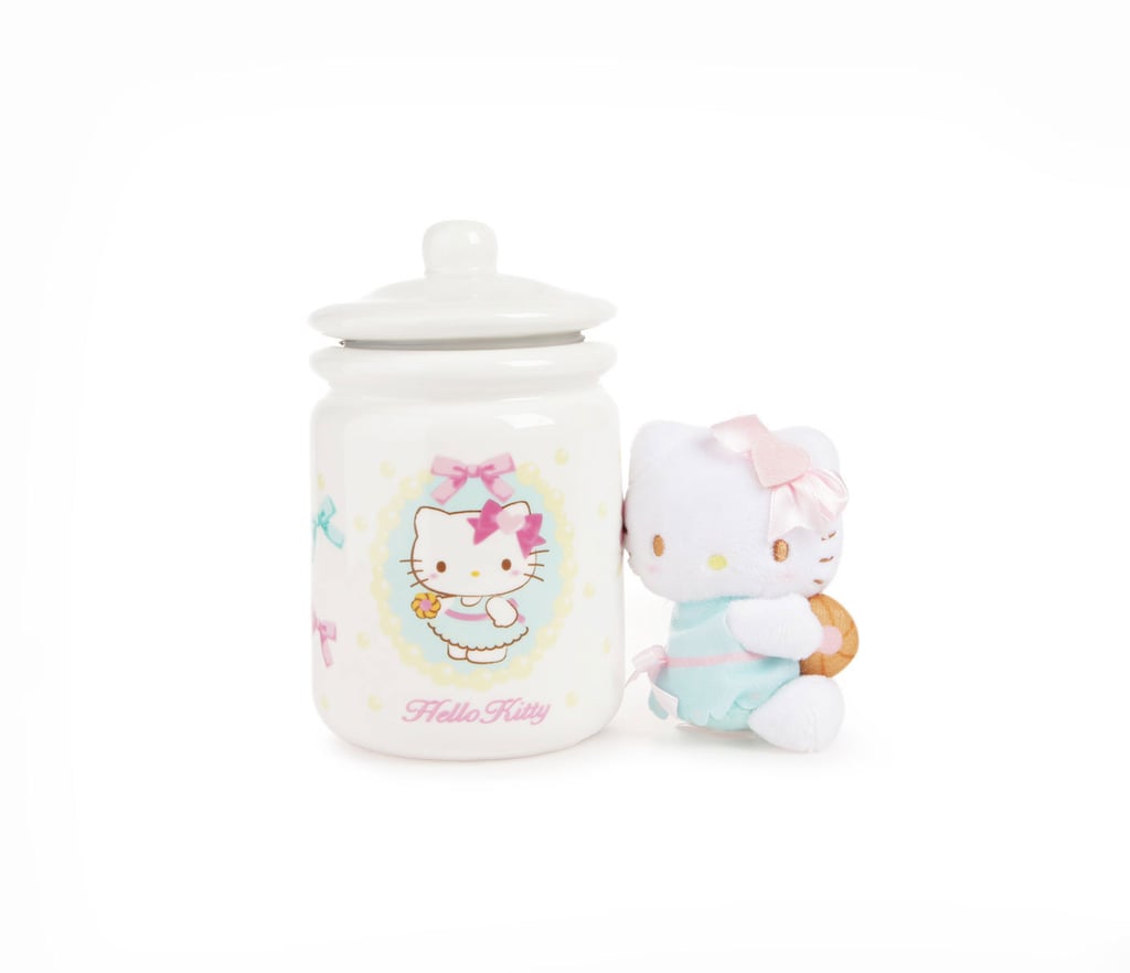 Hello Kitty Ceramic Jar With Mini Plush ($35)
