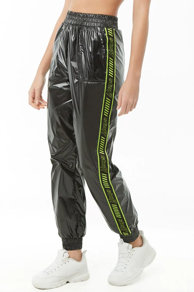 Forever 21 Staff Graphic Wind Joggers