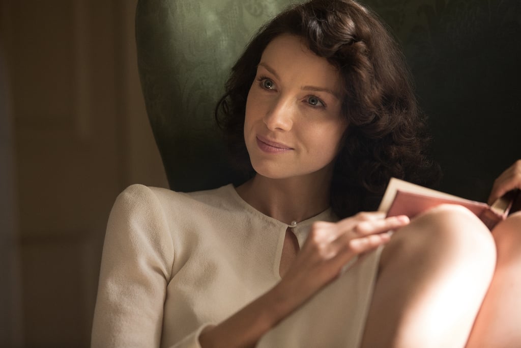 Claire looks beautiful before her time-traveling adventure.
Courtesy of Starz