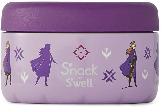 2 Disney Frozen Snack by S'well 24oz Insulated Blue Food Container Hot/Cold  New