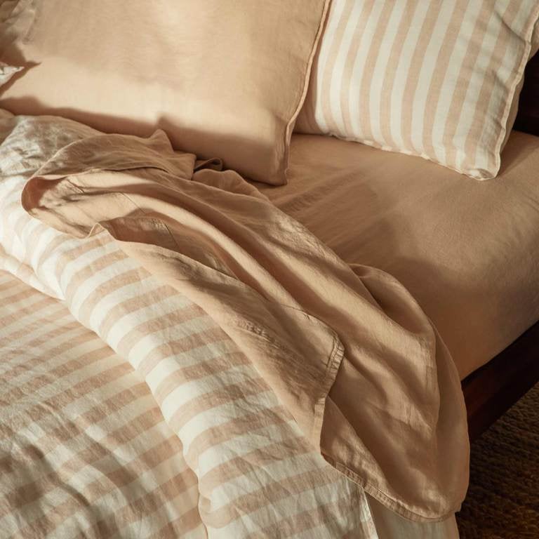 Brooklinen Linen Core Sheet Set Best Breathable Sheets For Summer