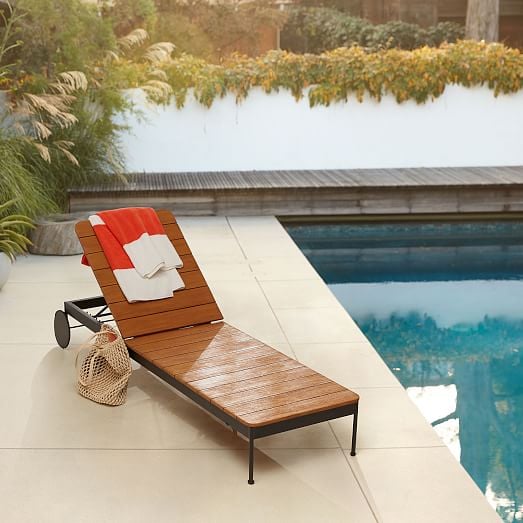 Halden Outdoor Chaise Lounger