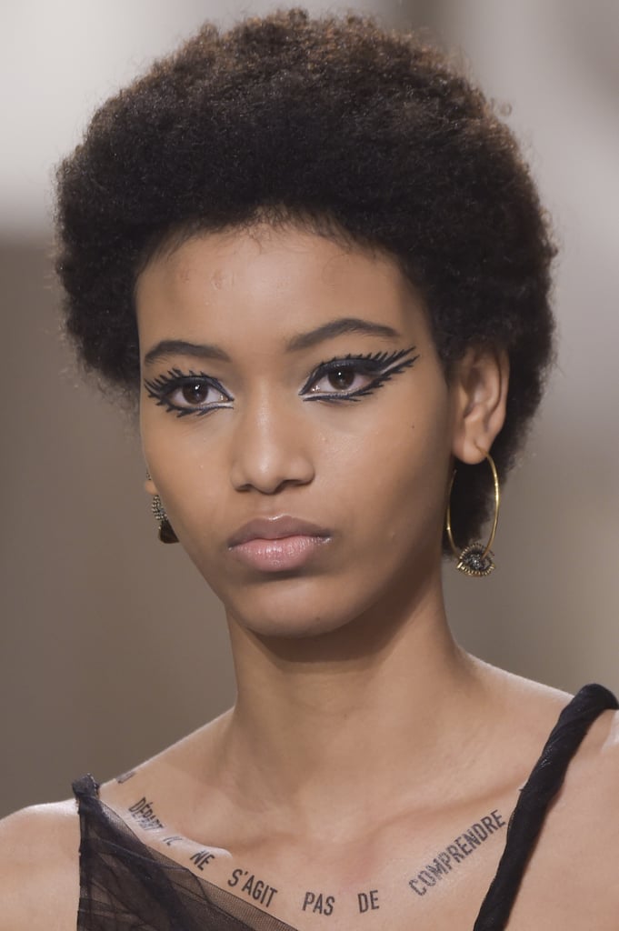 Tattoos on Models at the Dior Spring Summer 2018 Haute Couture Show