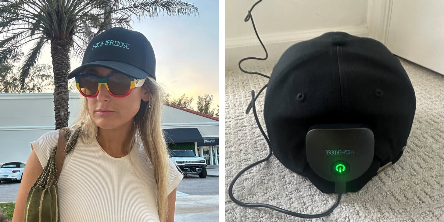 I Tried a Red Light Hat for a Month and It Sent My Weird Hairline Packing