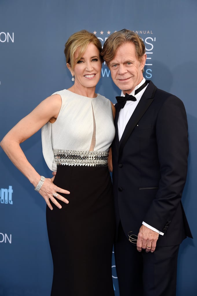 Felicity Huffman and William H. Macy at 2017 Critics' Choice