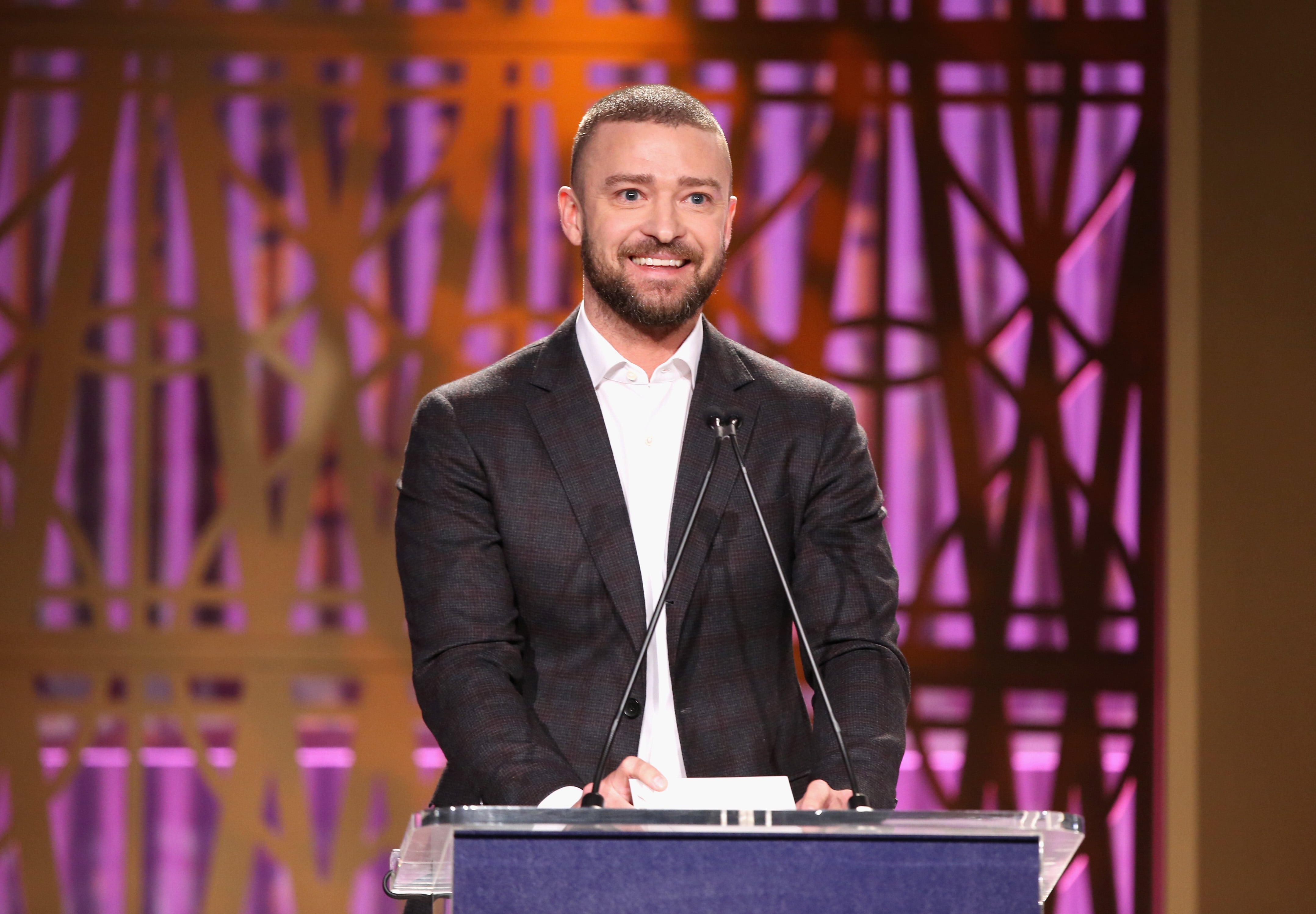 Justin Timberlake jokes about the moment he was tackled by