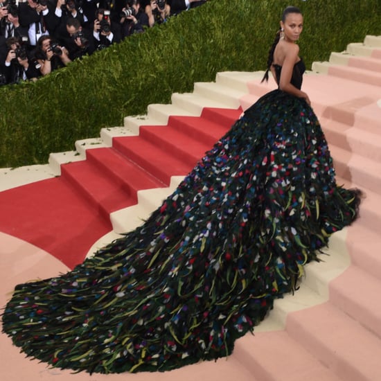 Best Photos of Zoe Saldana's Dress at Met Gala 2016