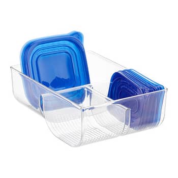 Interdesign 7-Inch Med Plus Linus Organizer, Transparent