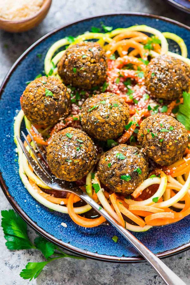 Lentil Meatballs | Freezable Vegetarian Dinner Recipes | POPSUGAR Food ...