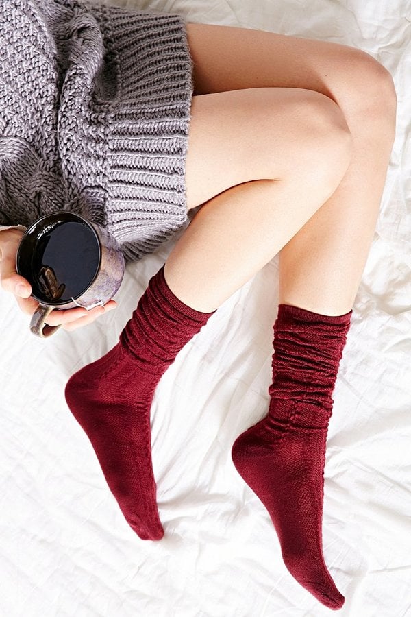 Braided Over-the-Knee Sock