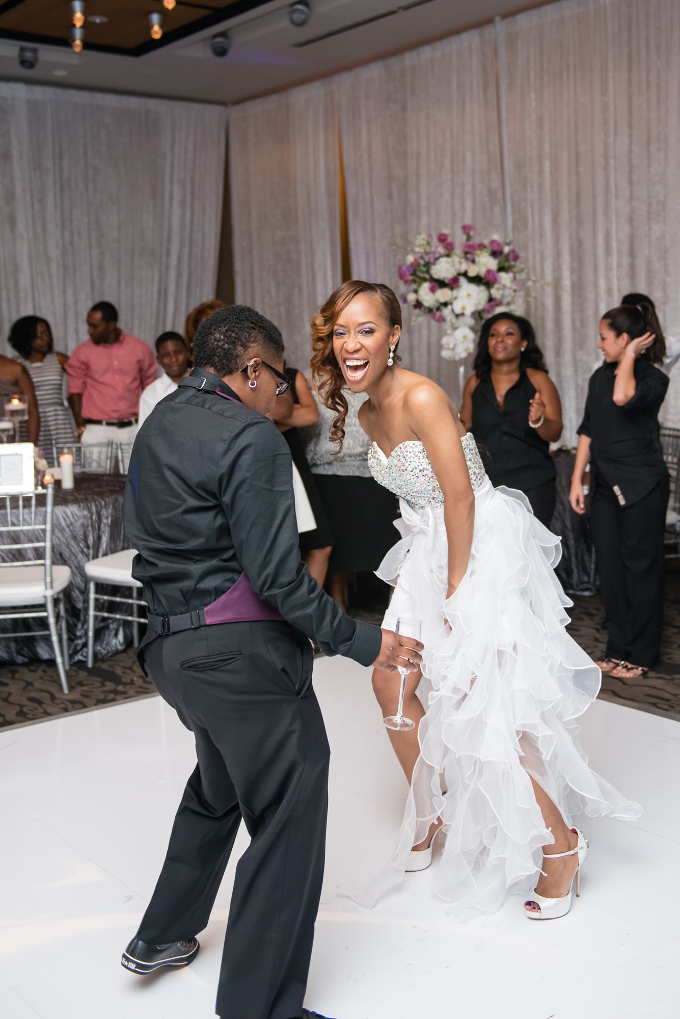 diamond and pearls wedding theme