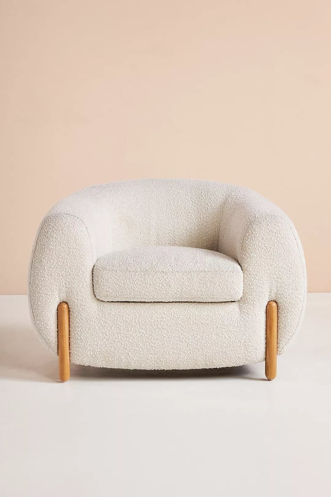 The Best Round Fuzzy Chair: Bouclé Mermont Chair