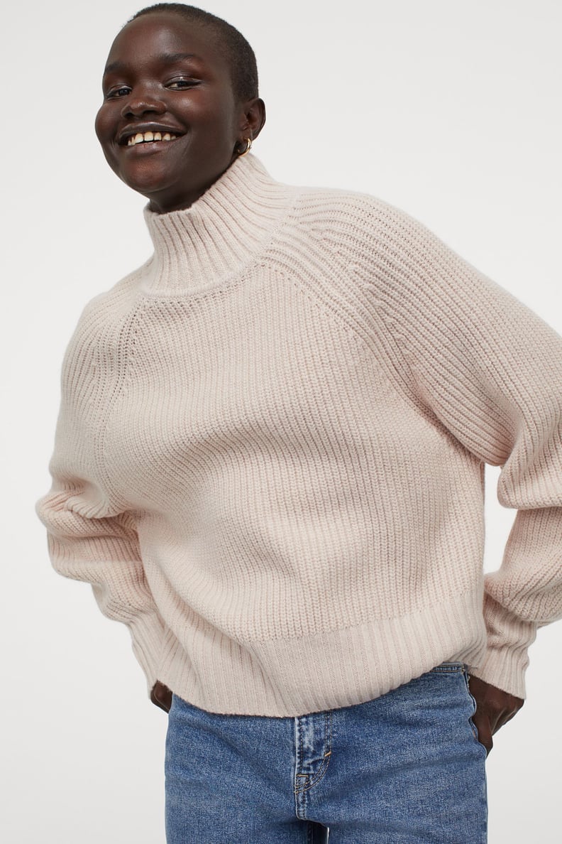 Rib-knit Wool-blend Sweater