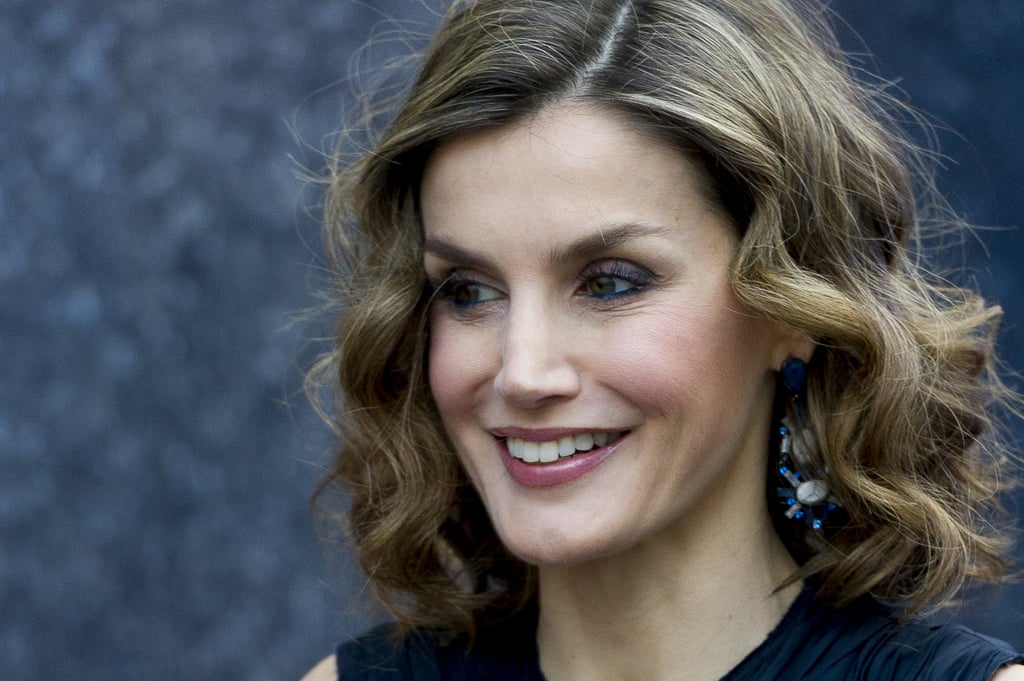 Queen Letizia's Blue Eyeliner May 2016