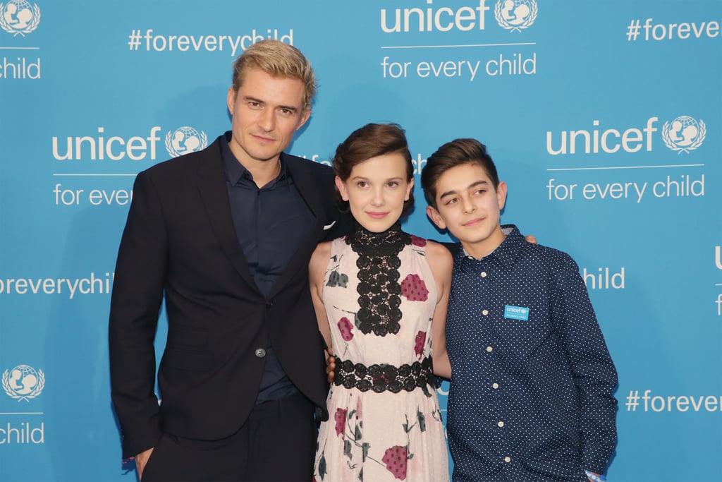 Attending UNICEF's 70th Anniversary Event With Orlando Bloom in 2016