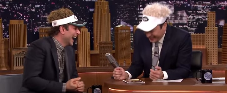 Bradley Cooper and Jimmy Fallon Laughing on The Tonight Show