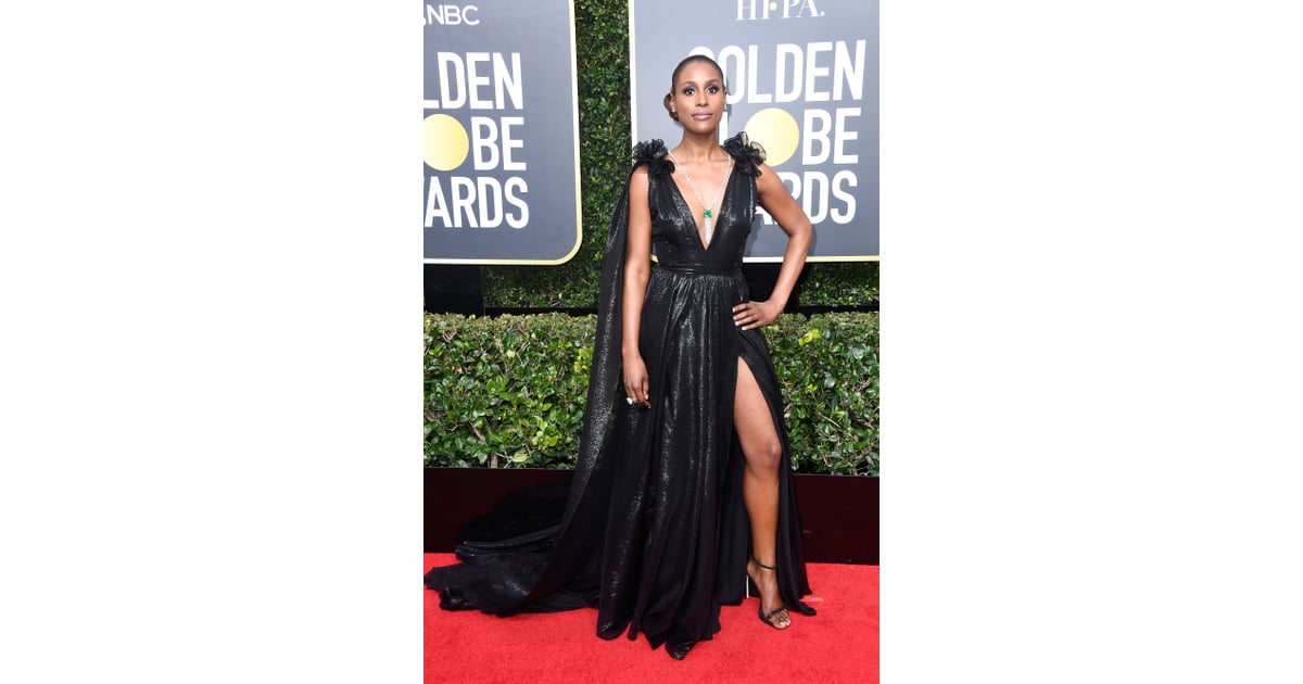 Issa Rae | Golden Globes Sexiest Dresses 2018 | POPSUGAR Fashion Photo 6