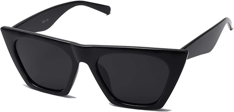 Sojos Retro Square Cateye Polarized Women Sunglasses