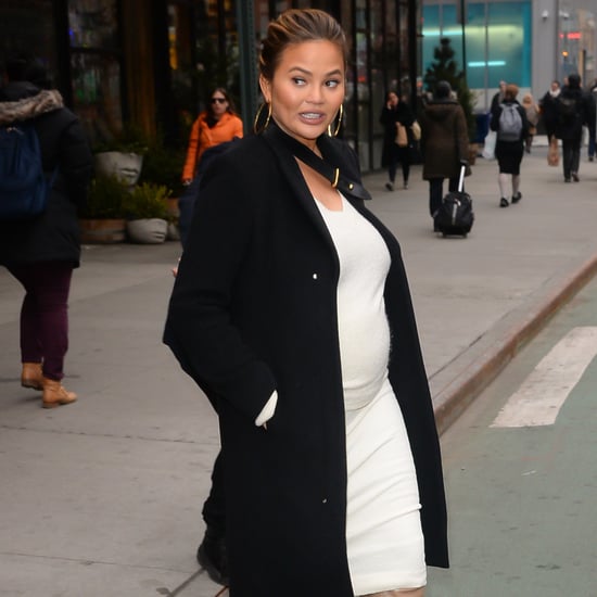 Chrissy Teigen Almost Getting Hit by a Bike Pictures 2018