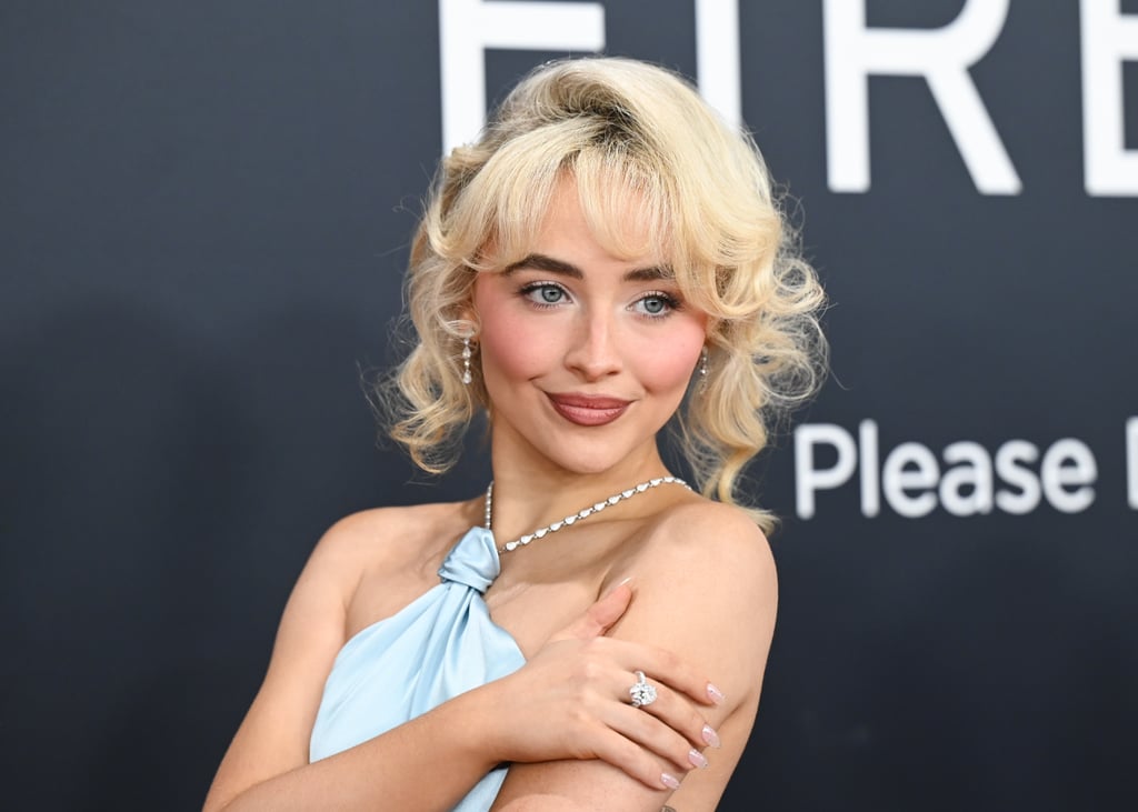 Aquaphor Ointment Body Spray ($13) 
Newly-minted Grammy winner Sabrina Carpenter looked like the belle of the (music?) ball at the 2025 Grammys, where she slipped into a custom, baby blue JW Anderson dress. But it was her complementary glam that really got everyone talking. The star's makeup artist, Carolina Gonzalez, revealed all of the beauty essentials that went into creating Carpenter's "baby angel" look, including this hydrating Aquaphor spray.