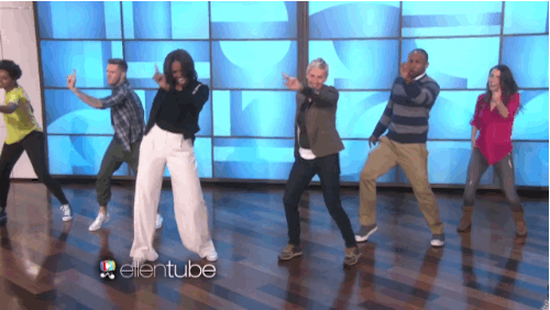 When Michelle Obama Danced It Out On The Ellen Degeneres Show Cute