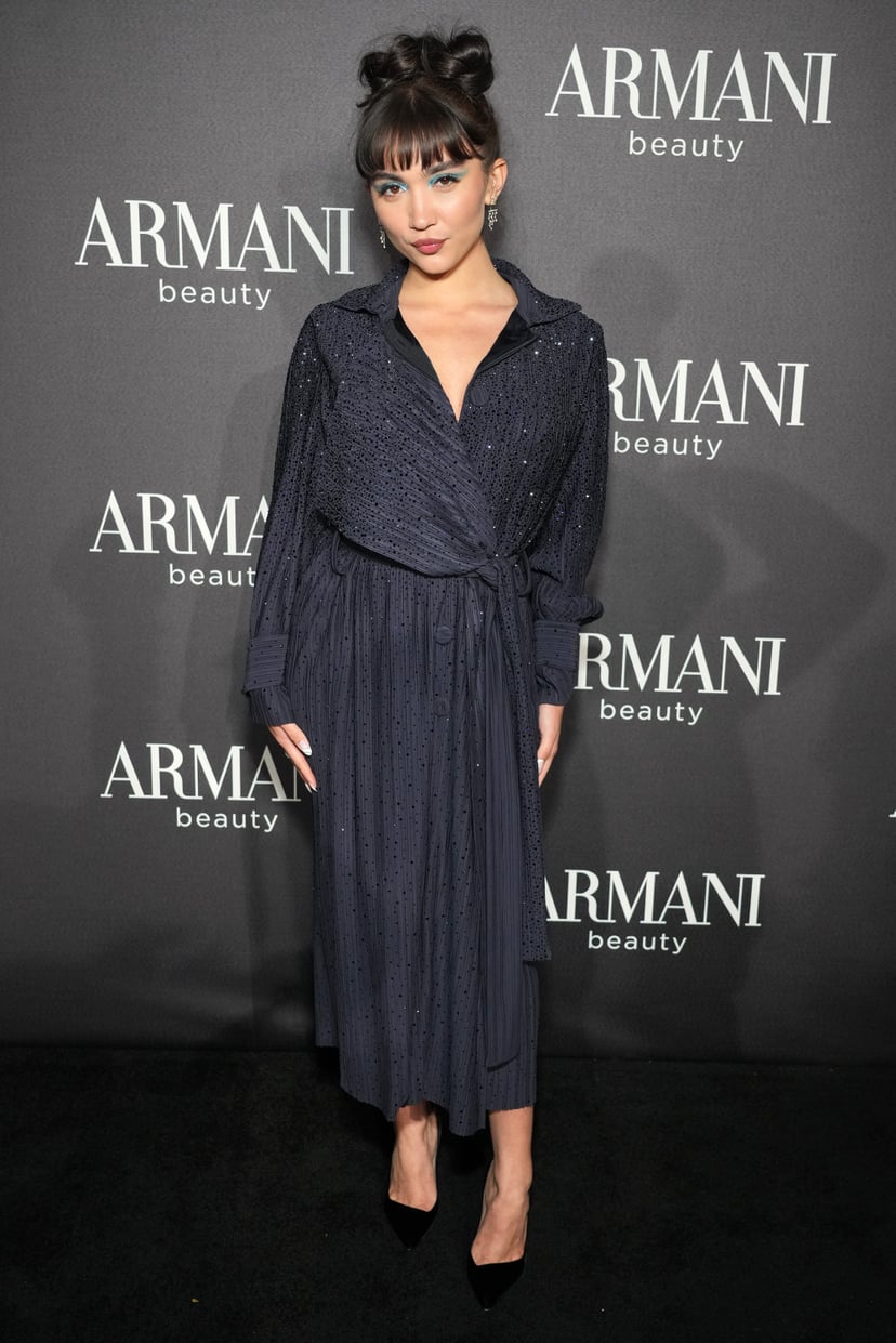 CULVER CITY, CALIFORNIA - APRIL 28: Rowan Blanchard attends Armani Beauty Celebrates Tessa Thompson on April 28, 2022 in Culver City, California. (Photo by Kevin Mazur/Getty Images for Armani Beauty )